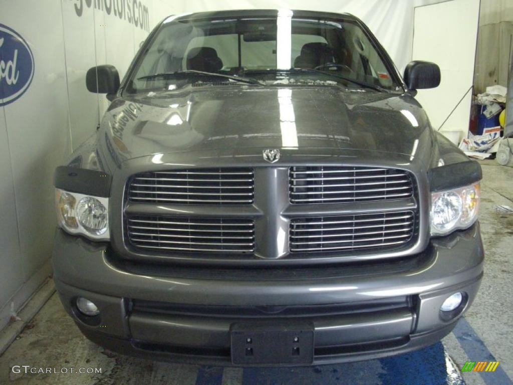 2004 Ram 1500 SLT Quad Cab 4x4 - Graphite Metallic / Dark Slate Gray photo #1