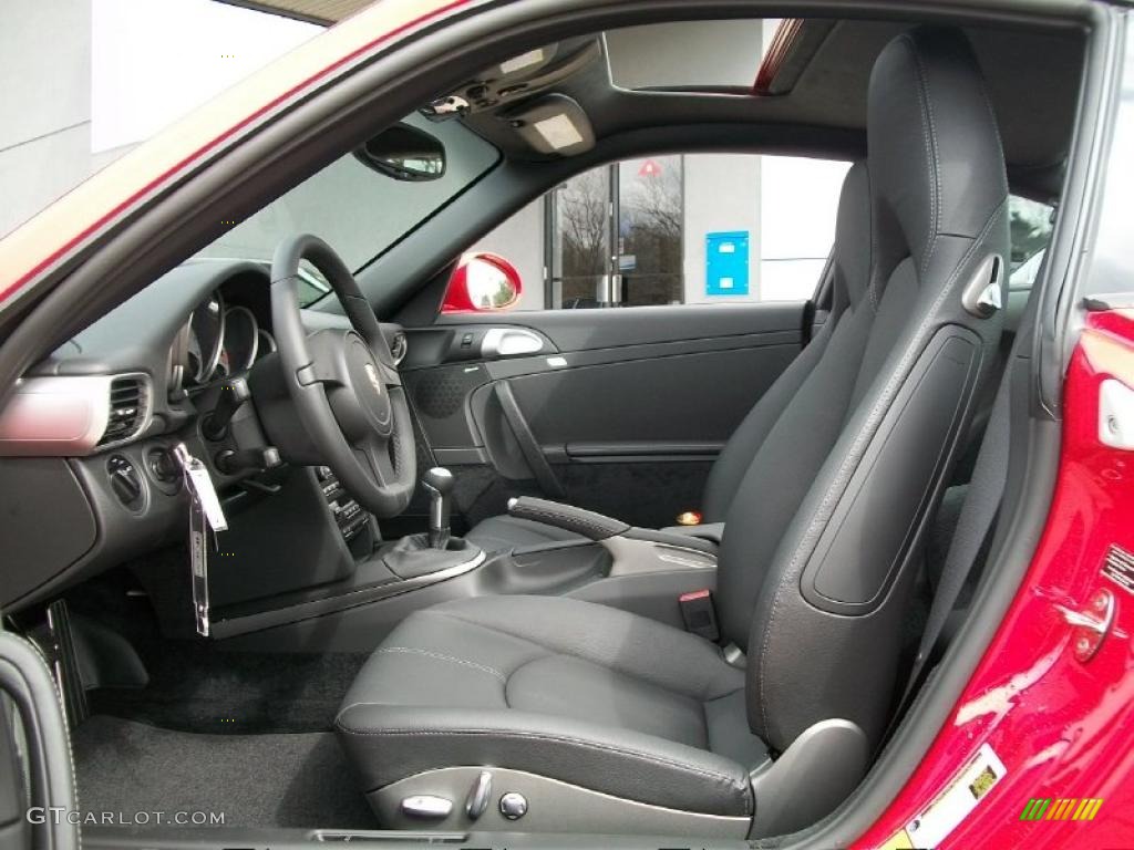 Black Interior 2011 Porsche 911 Carrera S Coupe Photo #46548362