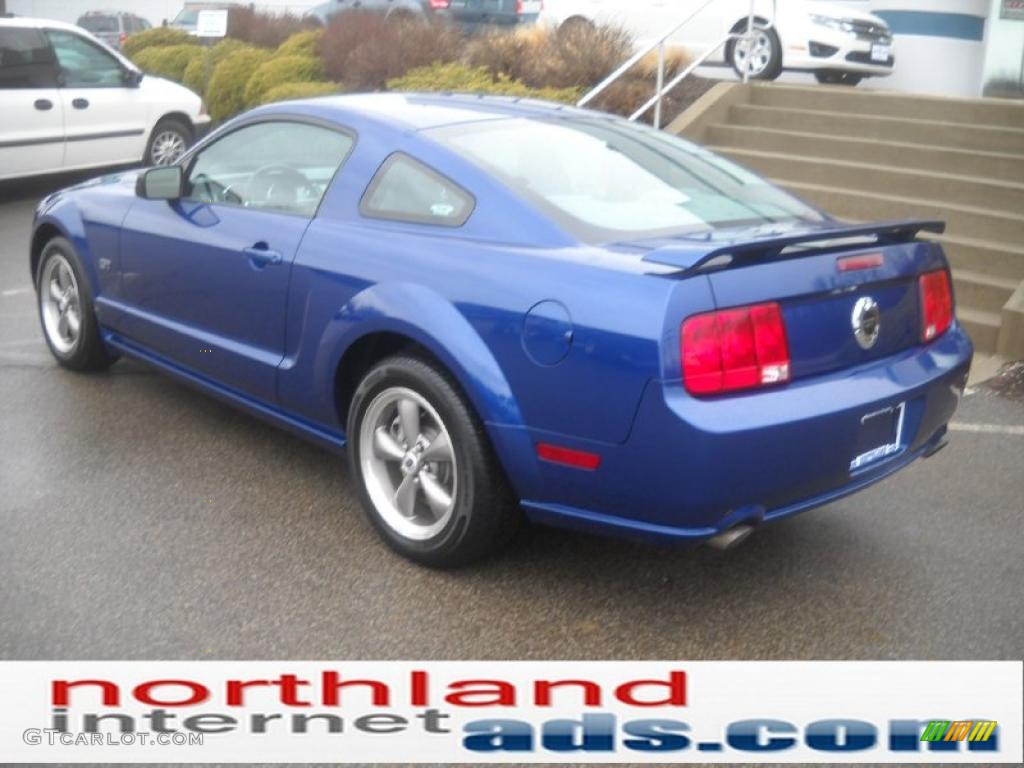 2006 Mustang GT Premium Coupe - Vista Blue Metallic / Light Graphite photo #8