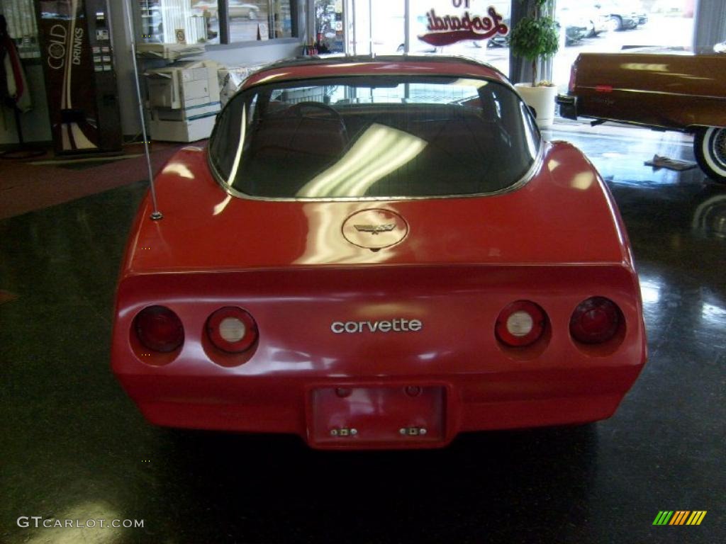 Red 1982 Chevrolet Corvette Coupe Exterior Photo #46549034