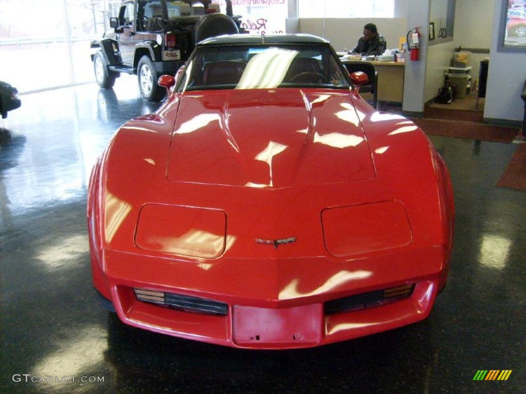 Red 1982 Chevrolet Corvette Coupe Exterior Photo #46549076