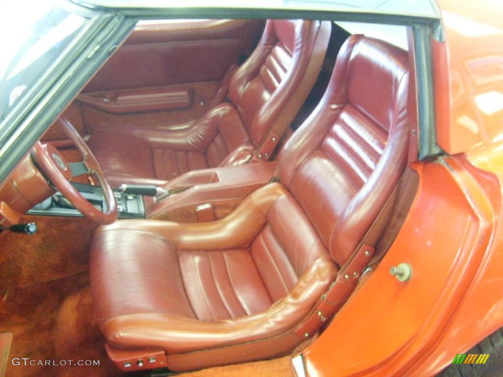 Dark Red Interior 1982 Chevrolet Corvette Coupe Photo #46549094