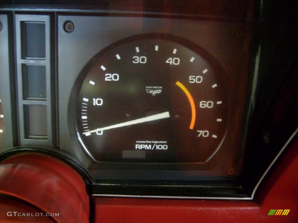 1982 Chevrolet Corvette Coupe Gauges Photo #46549166