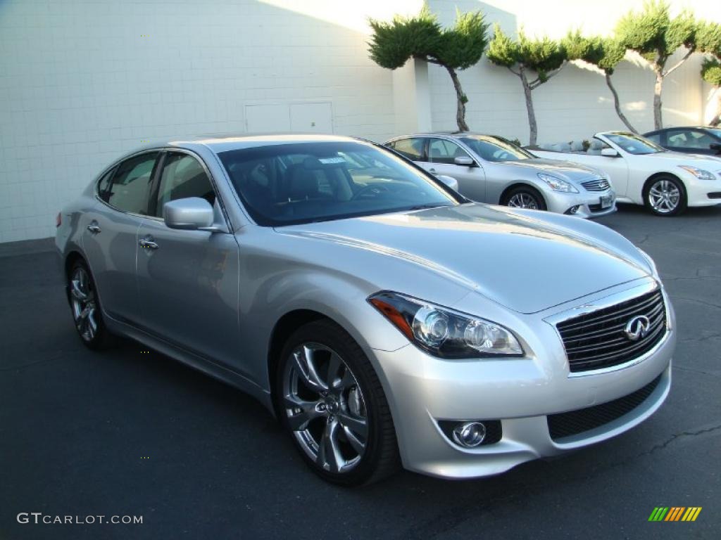Liquid Platinum 2011 Infiniti M 37 S Sedan Exterior Photo #46550510