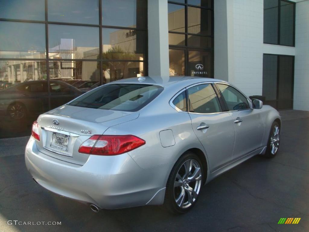 Liquid Platinum 2011 Infiniti M 37 S Sedan Exterior Photo #46550570