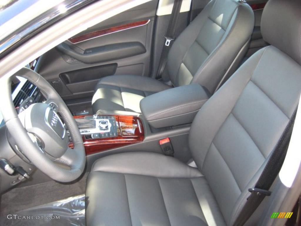 Black Interior 2011 Audi A6 3.0T quattro Sedan Photo #46551161