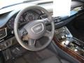 Black Steering Wheel Photo for 2011 Audi A8 #46551194