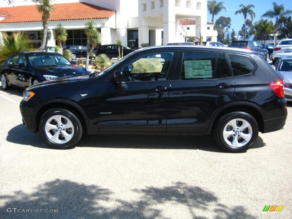 Black Sapphire Metallic 2011 BMW X3 xDrive 28i Exterior Photo #46551266