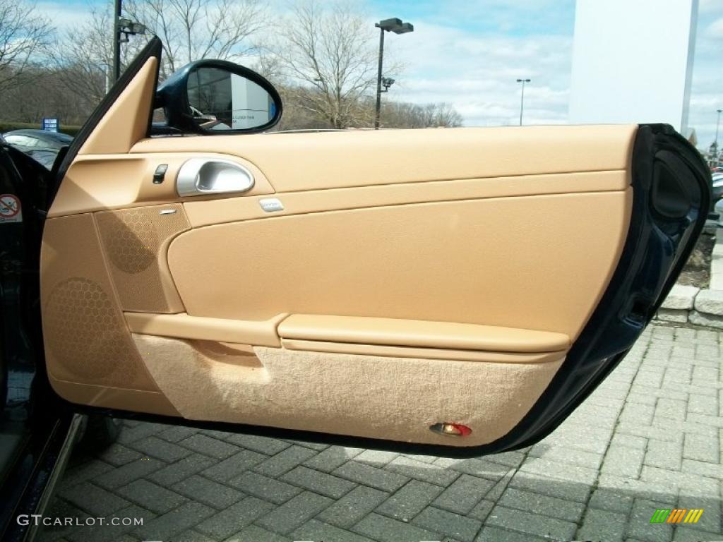 2011 Porsche Boxster Standard Boxster Model Sand Beige Door Panel Photo #46551338