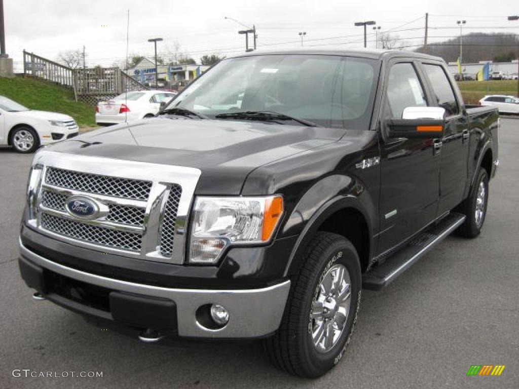 Tuxedo Black Metallic 2011 Ford F150 Lariat SuperCrew 4x4 Exterior Photo #46551449