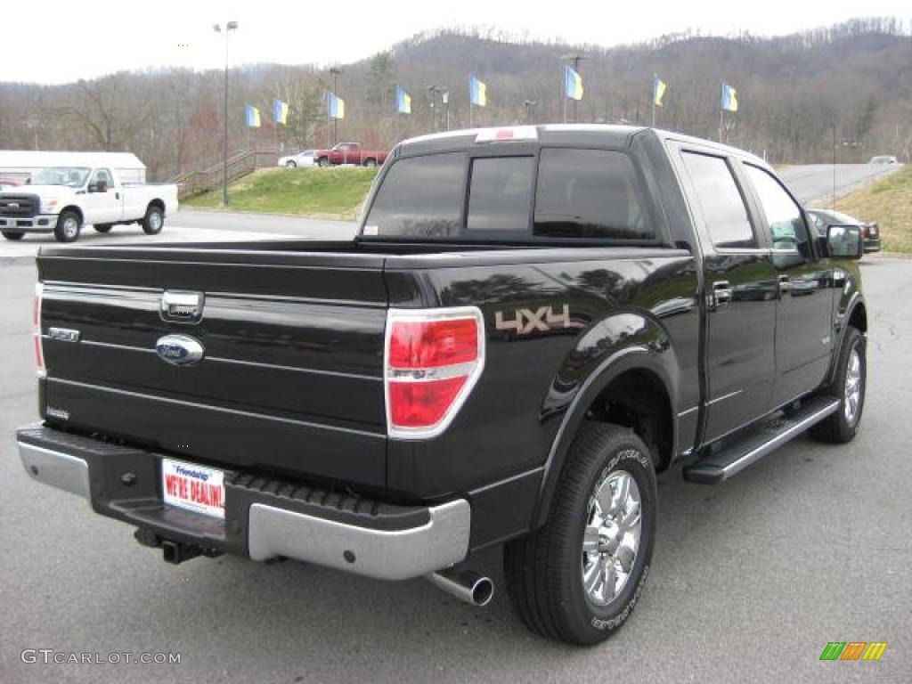 Tuxedo Black Metallic 2011 Ford F150 Lariat SuperCrew 4x4 Exterior Photo #46551485