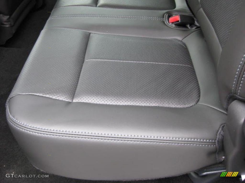 Black Interior 2011 Ford F150 Lariat SuperCrew 4x4 Photo #46551602