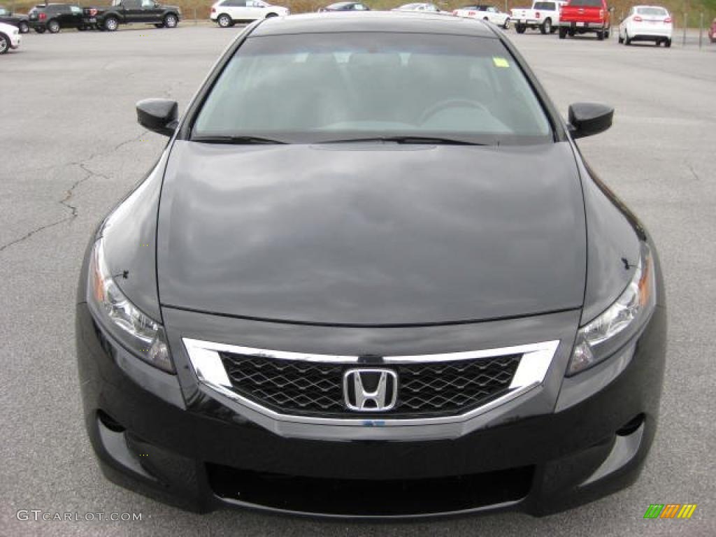 2009 Accord EX Coupe - Crystal Black Pearl / Black photo #3