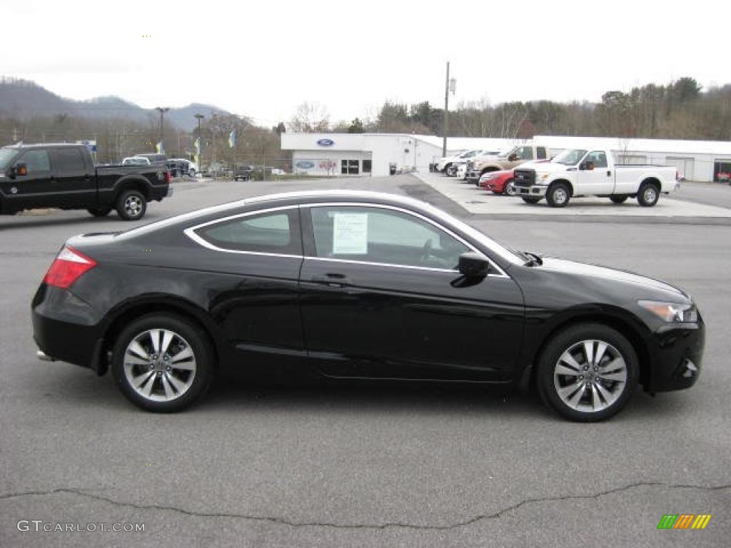 2009 Accord EX Coupe - Crystal Black Pearl / Black photo #5