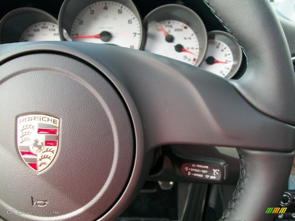 2011 911 Carrera 4S Coupe - Platinum Silver Metallic / Black photo #18