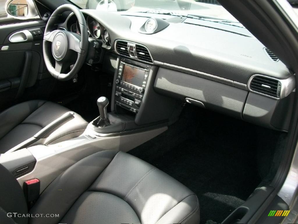 2011 911 Carrera 4S Coupe - Platinum Silver Metallic / Black photo #26