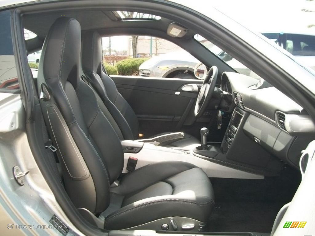 2011 911 Carrera 4S Coupe - Platinum Silver Metallic / Black photo #28