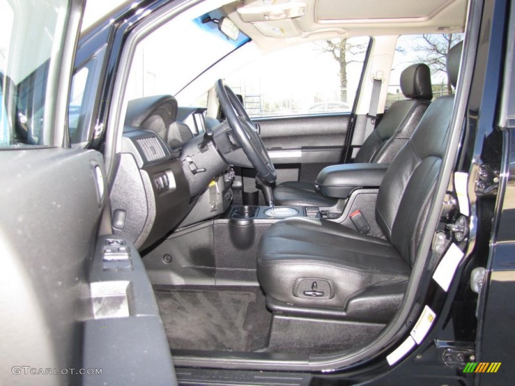 Black Interior 2008 Mitsubishi Endeavor SE Photo #46553048