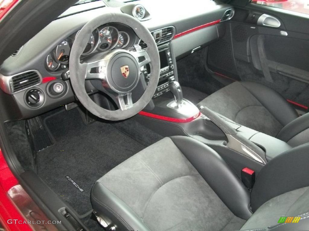 2011 Porsche 911 Carrera GTS Coupe Black w/Alcantara Dashboard Photo #46553105