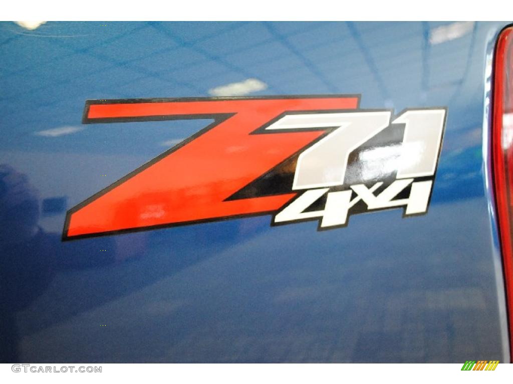 2005 Colorado Z71 Crew Cab 4x4 - Superior Blue Metallic / Medium Dark Pewter photo #7