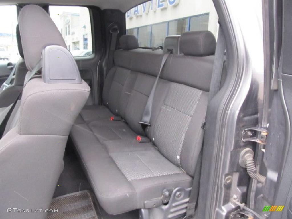 2005 F150 XL SuperCab 4x4 - Dark Shadow Grey Metallic / Black photo #14