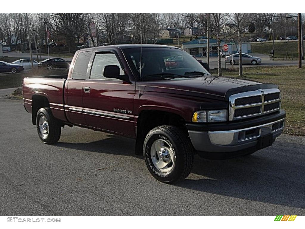 Dark Garnet Red Pearl Dodge Ram 1500