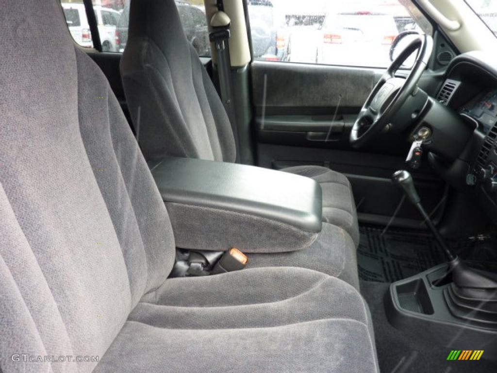 Dark Slate Gray Interior 2003 Dodge Dakota Sport Quad Cab 4x4 Photo #46555556