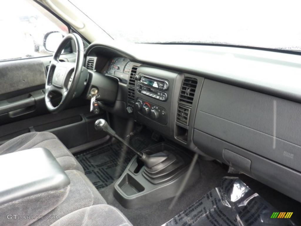 2003 Dodge Dakota Sport Quad Cab 4x4 Dark Slate Gray Dashboard Photo #46555571