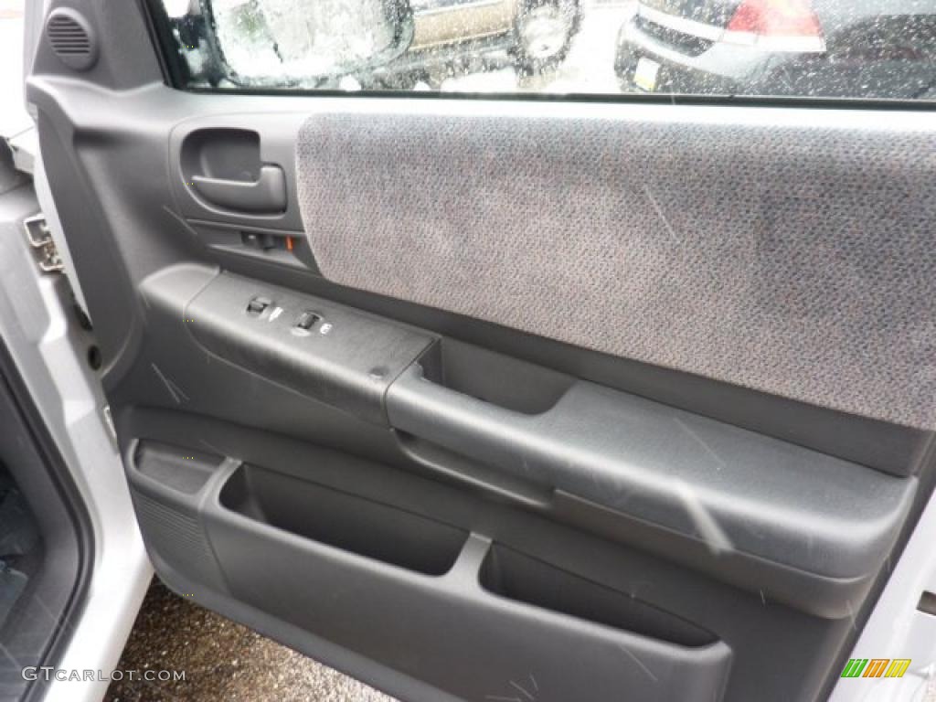 2003 Dodge Dakota Sport Quad Cab 4x4 Dark Slate Gray Door Panel Photo #46555592