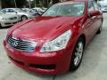 2008 Garnet Ember Red Infiniti G 35 Sedan  photo #13