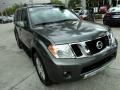 2009 Storm Gray Nissan Pathfinder LE  photo #2