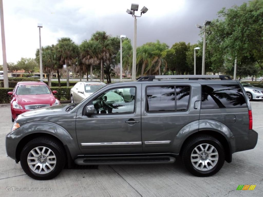 Storm Gray 2009 Nissan Pathfinder LE Exterior Photo #46556000