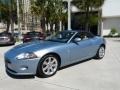 2007 Frost Blue Metallic Jaguar XK XK8 Convertible  photo #4