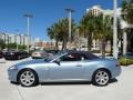 2007 Frost Blue Metallic Jaguar XK XK8 Convertible  photo #6