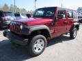 2011 Deep Cherry Red Jeep Wrangler Unlimited Sport 4x4  photo #3