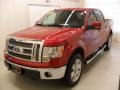 2010 Red Candy Metallic Ford F150 Lariat SuperCrew 4x4  photo #1