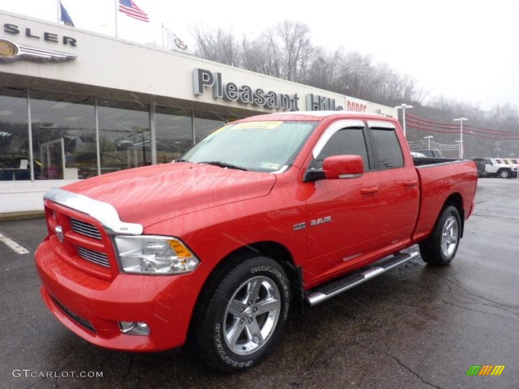 Flame Red Dodge Ram 1500