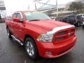 2010 Flame Red Dodge Ram 1500 Sport Quad Cab 4x4  photo #7