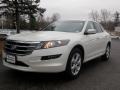 2010 White Diamond Pearl Honda Accord Crosstour EX-L 4WD  photo #2