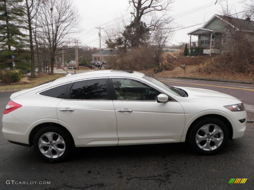 White Diamond Pearl 2010 Honda Accord Crosstour EX-L 4WD Exterior Photo #46557312