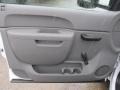 2010 Chevrolet Silverado 2500HD Dark Titanium Interior Door Panel Photo