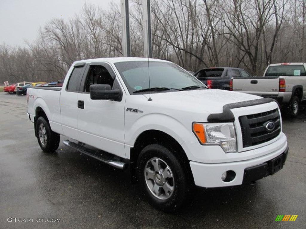 Oxford White 2009 Ford F150 STX SuperCab 4x4 Exterior Photo #46558260