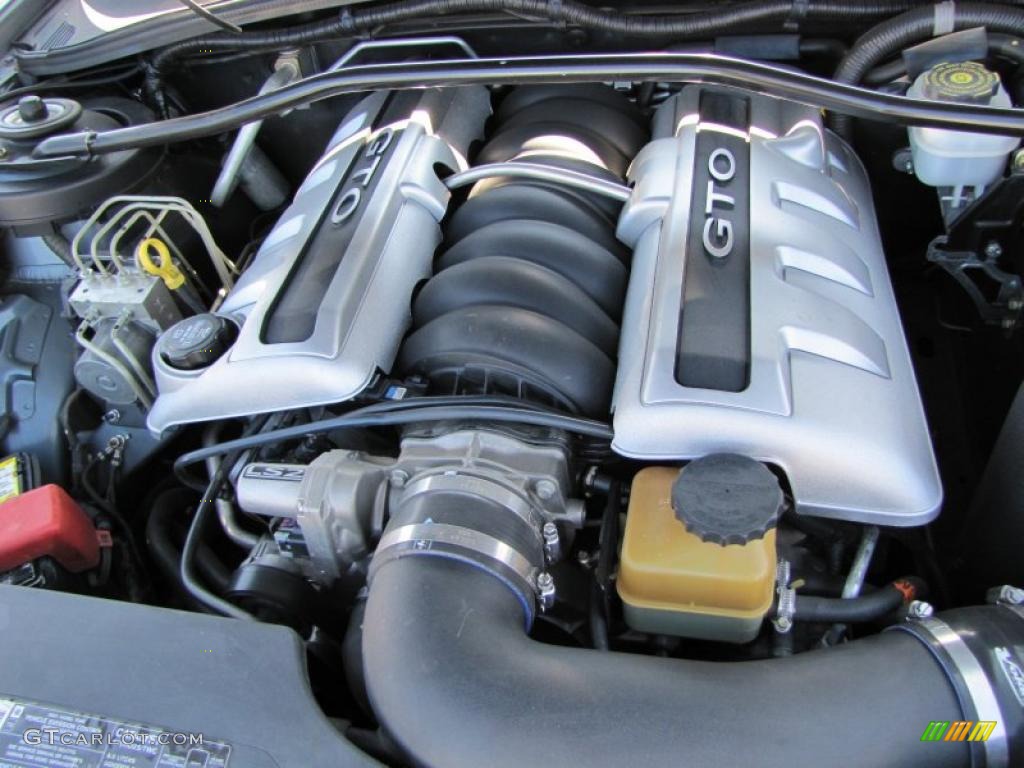 2005 Pontiac GTO Coupe 6.0 Liter OHV 16-Valve LS2 V8 Engine Photo #46558971