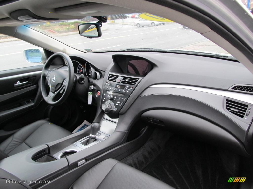 2010 Acura ZDX AWD Technology Ebony Dashboard Photo #46559040