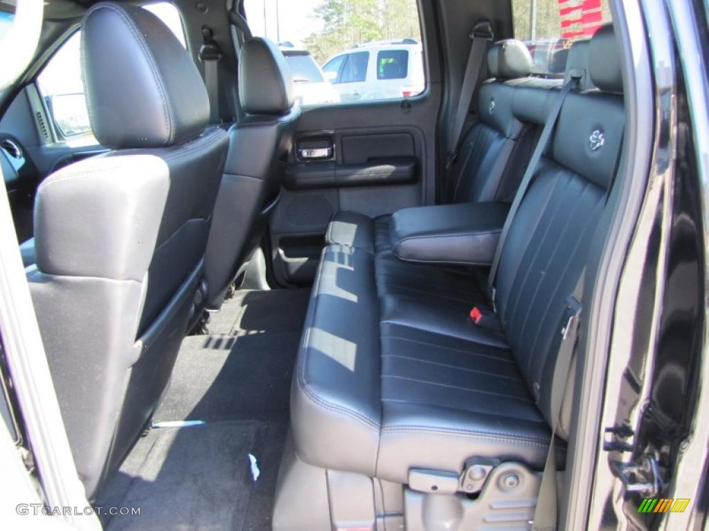 Black Interior 2007 Ford F150 Harley-Davidson SuperCrew Photo #46559193