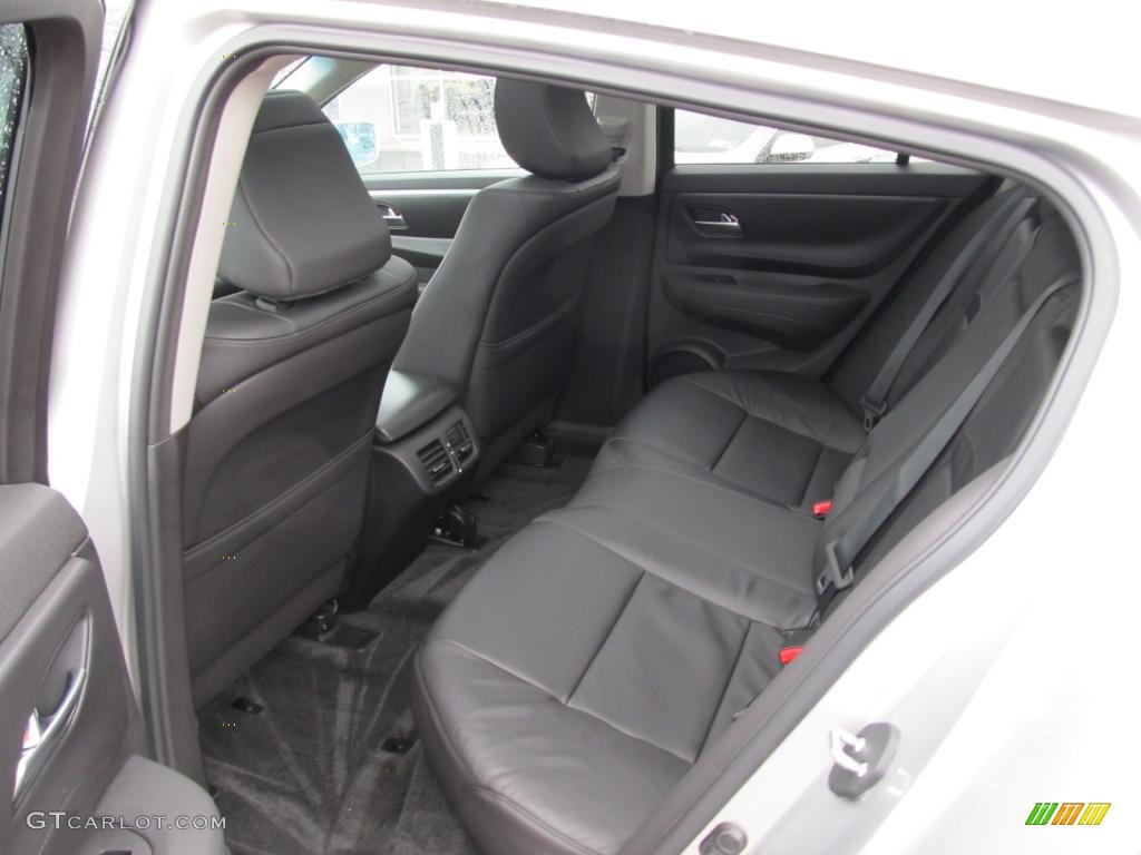 Ebony Interior 2010 Acura ZDX AWD Technology Photo #46559252