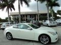 2008 Ivory Pearl White Infiniti G 37 Coupe  photo #1