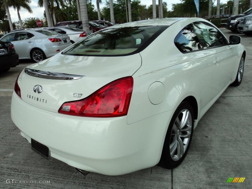 Ivory Pearl White 2008 Infiniti G 37 Coupe Exterior Photo #46559331