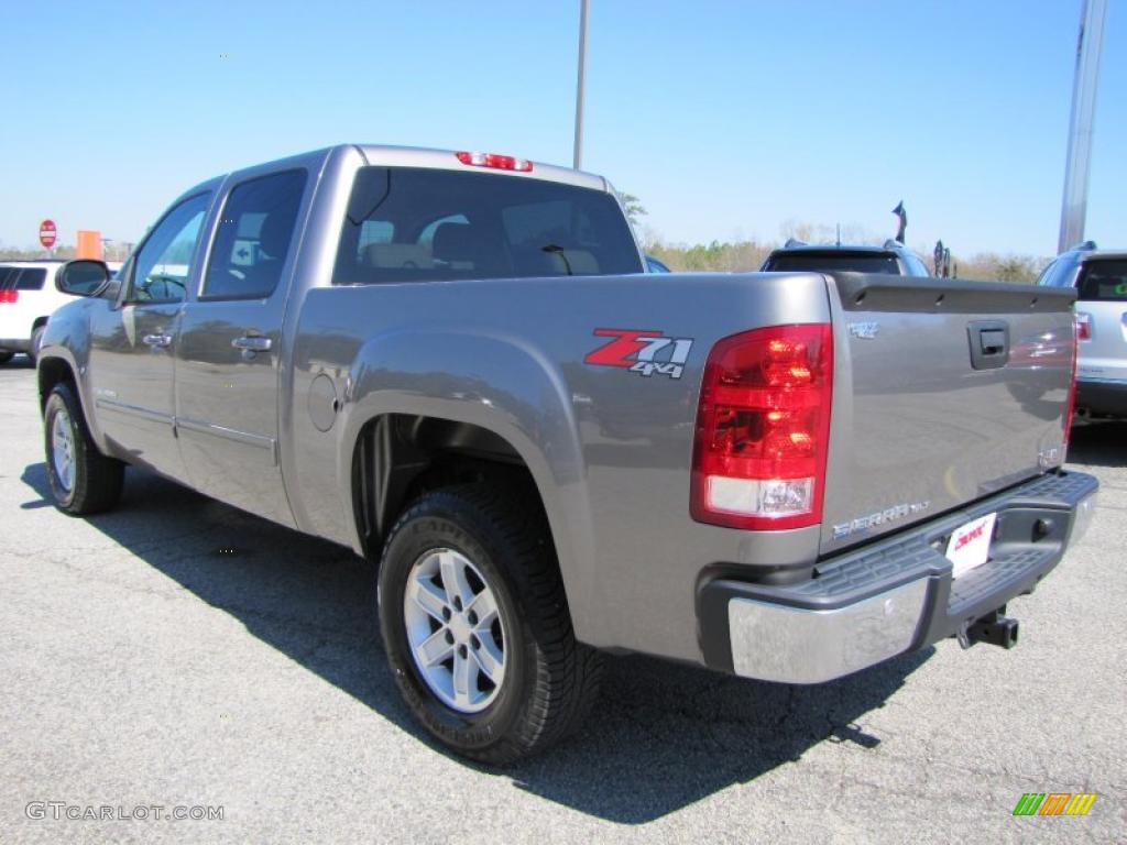 Steel Gray Metallic 2007 GMC Sierra 1500 SLT Crew Cab 4x4 Exterior Photo #46559426