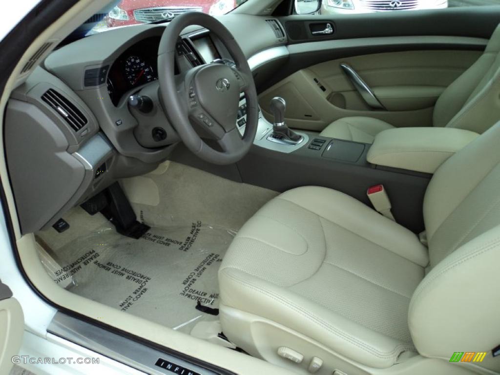 Wheat Interior 2008 Infiniti G 37 Coupe Photo #46559478